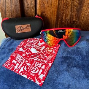 Shinesty Ski Glasses with case & cleaning cloth, excellent condition, unisex